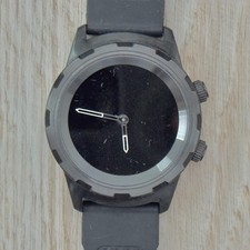 3Plus Cruz Hybrid Smartwatch Black Stainless Steel Fitness Tracker Untested