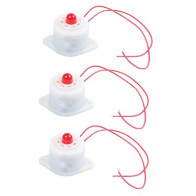 3X -3 AC220V Industrielle LED Blinkter Roter Alarm Sirene Summer 100DB We2255