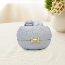 Pet Ash Container Dog Cremation Urn Resin Accessory Memorial Gift with Sleeping