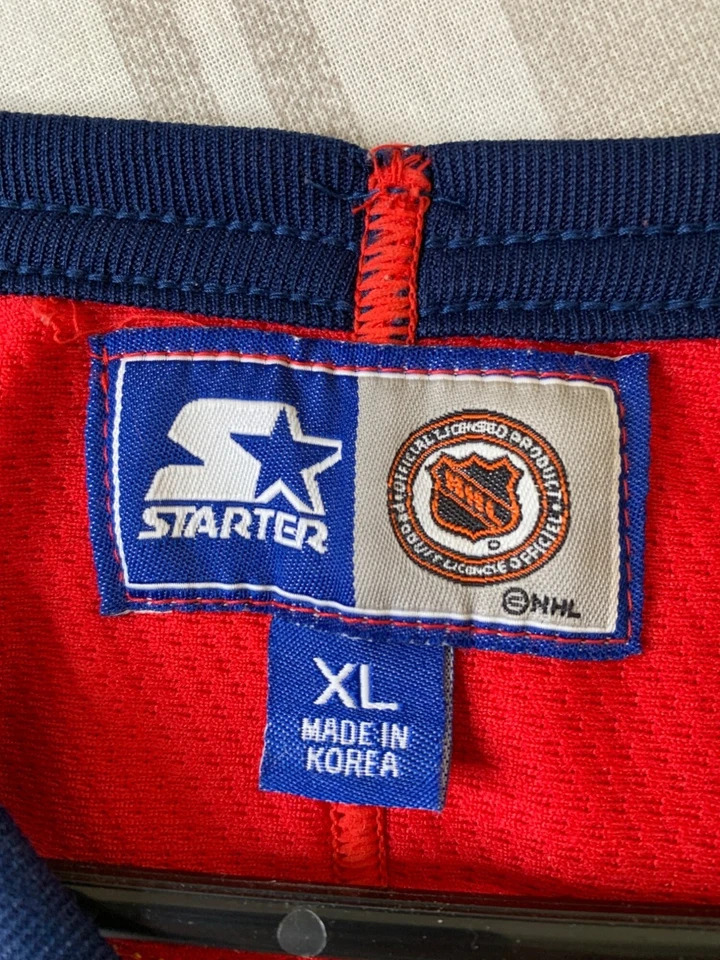 VTG NHL Florida Panthers Jersey Vanbiesbrouck #34 Authentic Starter XL RD10595 - Image 4 of 4