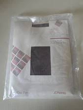 JCPenney Soft & Silky Control Top Seamless Pantyhose Sandalfoot Dark Taupe S-5x