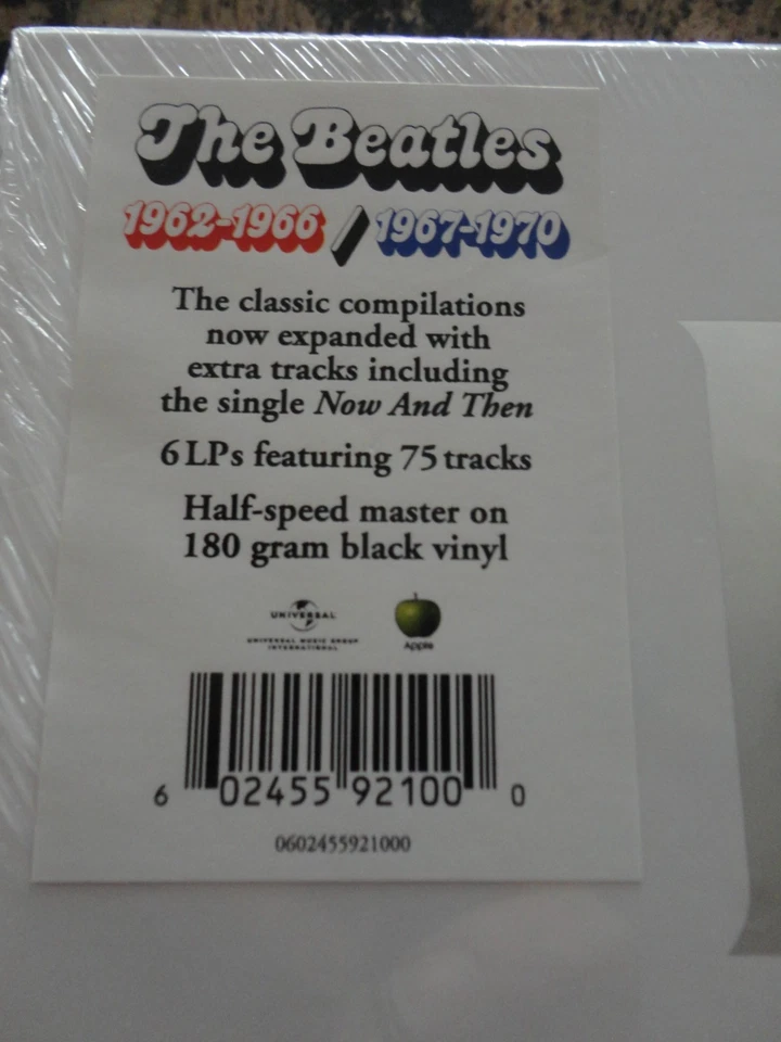 THE BEATLES ~ RED 1962-1966 BLUE 1967-1970 ~ 6x 180g 1/2 SPEED VINYL LP BOX SET - Image 3 of 4