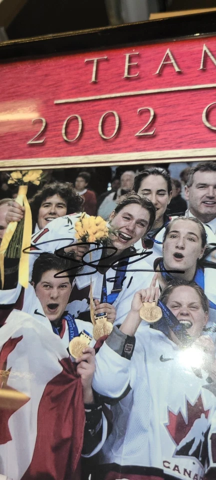 2002 TEAM CANADA WOMEN'S HOCKEY SIGNED POSTER Olympic Gold Champions print wphl - Image 3 of 4
