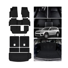 Floor Mats for 2021-2025 2026 Jeep Grand Cherokee L 7 Seats 2nd Row Bench Se...