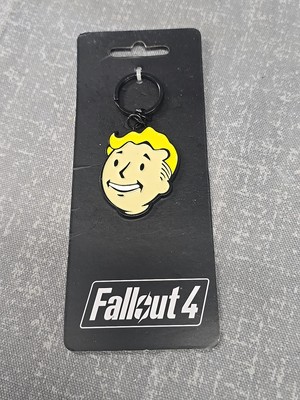Fallout Vault-Tec Metal Keychain Bethesda Bioworld 2016 
