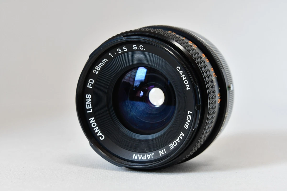 Canon FD f/3.5 Camera Lenses 28mm Focal for sale | eBay