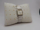 SEIKO 21-3140 Vintage Square Vintage 17Jewels WGP Stainless Steel Ladies B9961