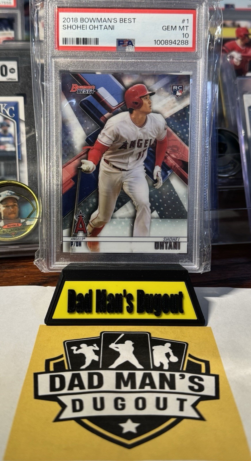Shohei Ohtani 2018 Bowman’s Best Rookie Card #1 PSA 10 4 Time MLB MVP Angels