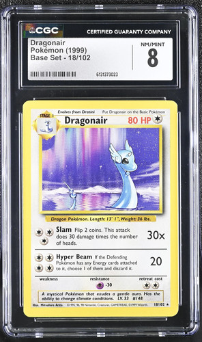 Dragonair graded CGC 8 for sale on eBay