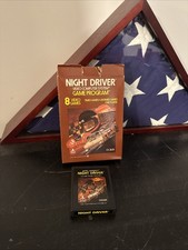 Vintage Atari 2600 NIGHT DRIVER With Box No Manual Game Tested