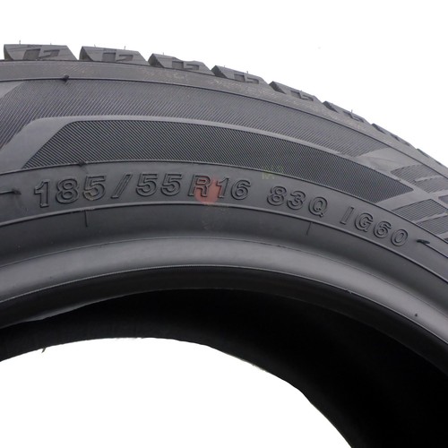 2 x YOKOHAMA 185/55 R16 83Q Ice Guard iG60 Winterreifen 2018 UNGEBRAUCHTE - Bild 7 von 8