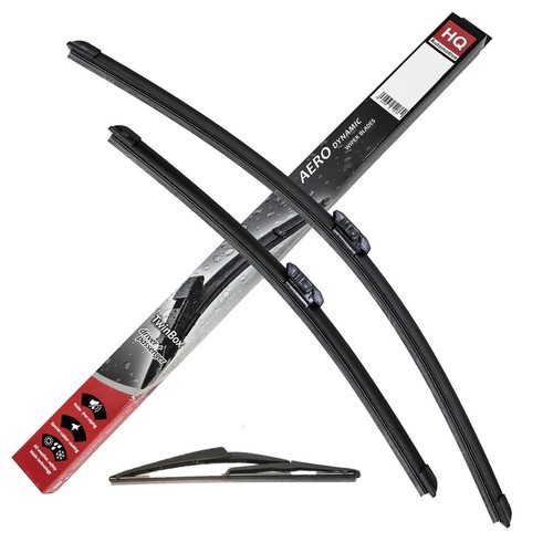 HQ Automotive Wiper Blades for DACIA Jogger MPV (2022 and later) Front Rear Wipe - Afbeelding 1 van 12
