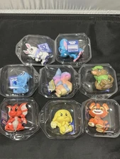 PhatMojo Neopets Mini Figure Lot Of 8 (1 Chase Rare & 7 Commons)  With Codes