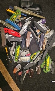 Random Assortment Of Knives An Other Trinkets Over 60 Knives