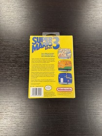 1990 NINTENDO SUPER MARIO BROS. 3 SIGILLATO IN FABBRICA NES SIGILLO OVALE NUOVO MENTA *LEGGI*