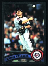 Danny Valencia Minnesota Twins 2011 Topps Black #390 SN /60