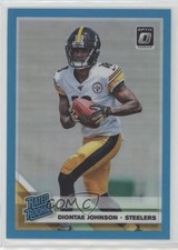 2019 Panini Donruss Optic Rated Rookie Aqua Prizm /299 Diontae Johnson #177 0nr3