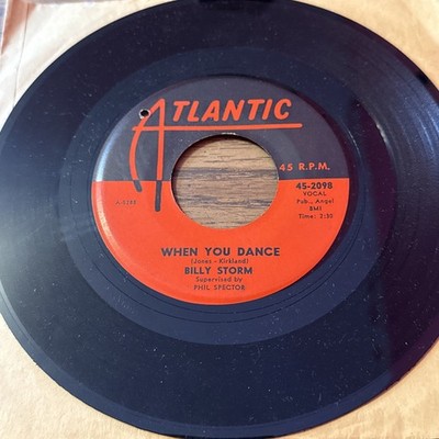 BILLY STORM - Dear One / When You Dance 45 rpm Atlantic