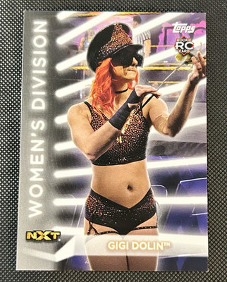 Gigi Dolin Topps 2021 WWE Women's Division Rookie Insert Roster NXT #R-33