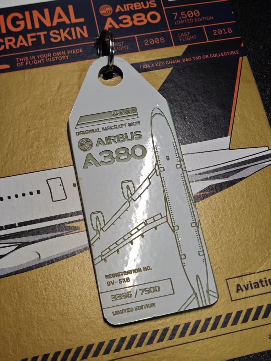 シンガポール航空 Aviationtag 9V-SKB A380-800 Singapore airlines Aviationtag A380-800 9V-SKB | eBay