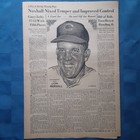 Cincinnati Redlegs 1956 Joe Nuxhall by Lou Darvas Crosley Field  — photo 1