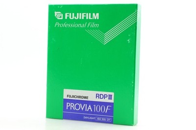 [Unused] Fujifilm Provia 100F RDO III 4x5 Film 10 Sheets EXP May 2004 From JAPAN