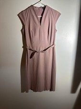 Anne Taylor Pink Belted Dress