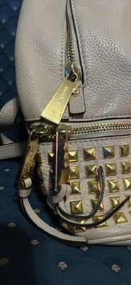 MICHAEL KORS KENLY MEDIUM PEBBLED LEATHER BACKPACK PINK/GOLD  display picture 2