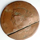 Photo of a 1839-P Large Cent from an eBay listing that sold on Jul 16, 2026