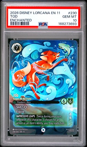 Tod - Knows All the Tricks graded PSA 10 for sale on eBay