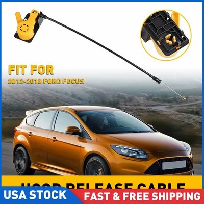 Engine Hood Latch Release Handle Cable Fit For 2012-2018 Ford Focus BM5116A770AC