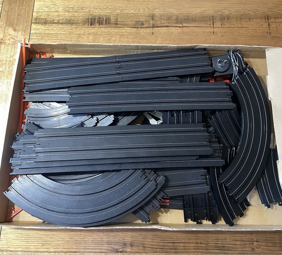 Vintage Aurora AFX Turbo Challenge HO Slot Car Set 5307 1992 Track + 3 ...