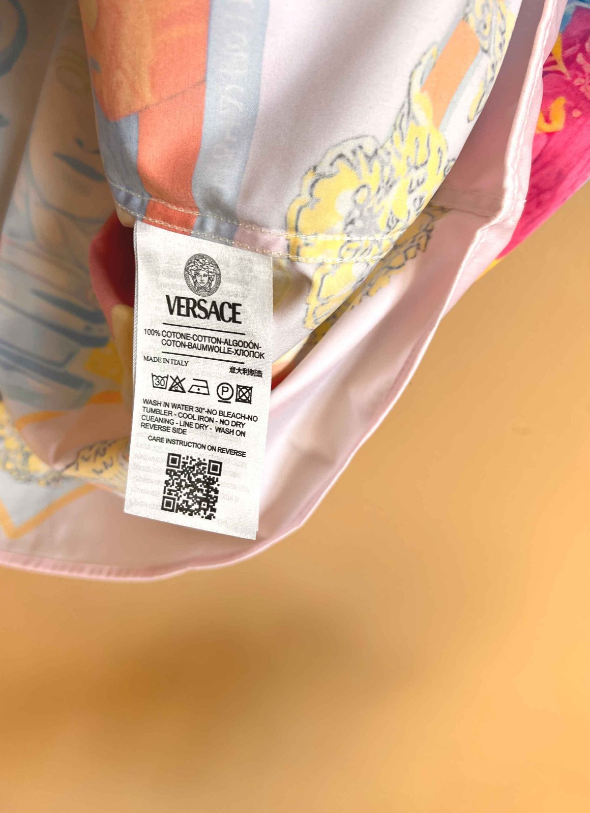 VERSACE Medusa Men's Casual Button Down Soft Satin Shirts thumbnail 4