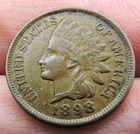1898 Indian Head Cent XF