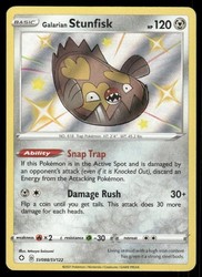 Galarian Stunfisk SV088/SV122 Shining Fates Shiny Vault Shiny Holo Rare