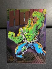 1994 Fleer Marvel Universe V Power Blast Rainbow 5 Hulk