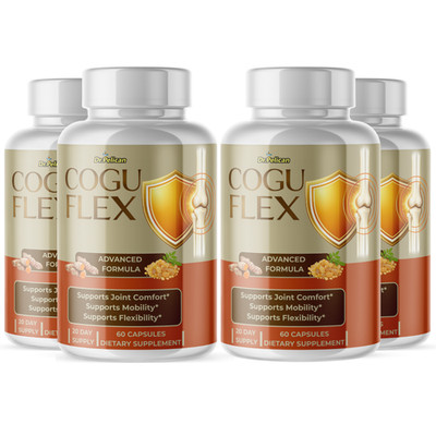 Cogu Flex- Joint Health Support- 4 Bottles- 240 Capsules