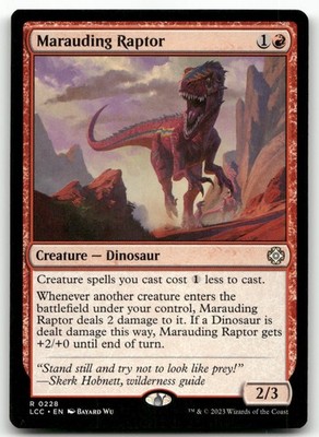 Marauding Raptor #228 (NM) Lost Caverns of Ixalan LCC Magic MTG