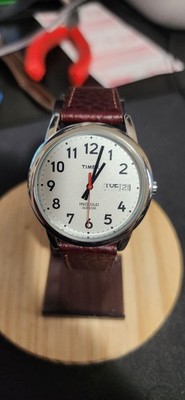 Timex INDIGLO K3 Unisex  Day/Date Leather Band WR 30M 35mm