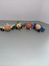 Jay Jay the Jet Plane Big Jake Snuffy Tracy Plush Toy Rubber Face Puppet Lot 6"