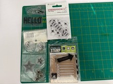 Lot of Clear Acrylic Stamps- Paper Crafts