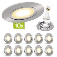 10X Led Einbaustrahler Warmweiß GU10 2W Deckenlampe Deckenspot Leuchte Lampe
