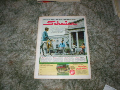 1972 SCHWINN Bicycle Bike Ad Pea Picker Sting Ray Vintage