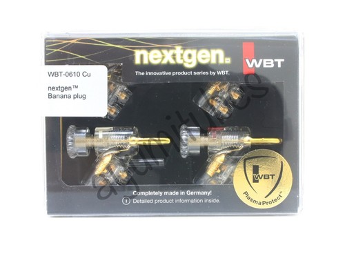 WBT 0610Cu 0610 czerwono-białe złącza bananowe *4szt