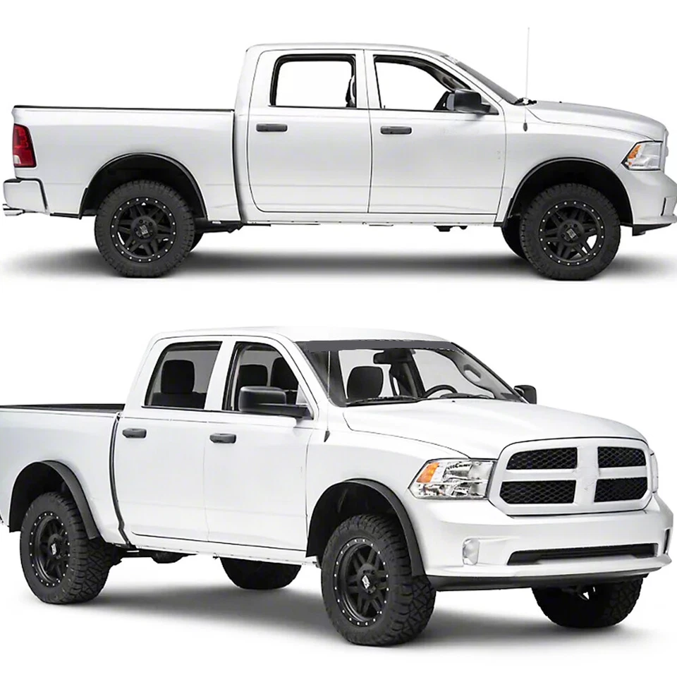 4x Alargadores Fender Extra Largos Arco de Roda Acabamento de Tira de Sobrancelha Para Mitsubishi Montero - Imagem 3 de 4