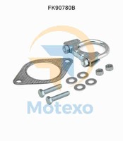 FK90780B Katalysator Montagesatz Fiat Seicento 1.1 6/1998 - 10/2000