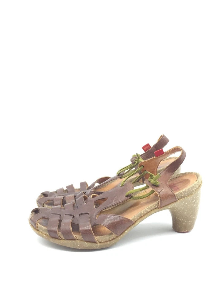 Camper Peu Nara Zapatos De Tacón Marrón Para Mujeres T.37 US.6 UK.4 - Imagen 2 de 4