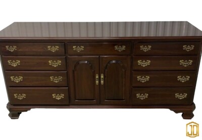 Ethan Allen Triple Dresser 5203 Georgian Court 10 Drawer 225