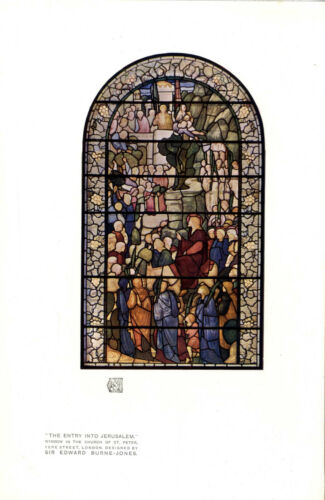 Sir Edward Burne-Jones Window in the Curch of St. Peter London Kunstdruck v.1911 - Picture 1 of 1