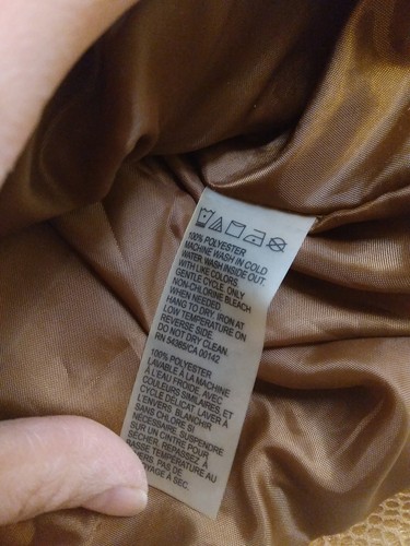 Tanjay Jacket Brown Faux Snakeskin 10P Womens Small Petite - Picture 5 of 7